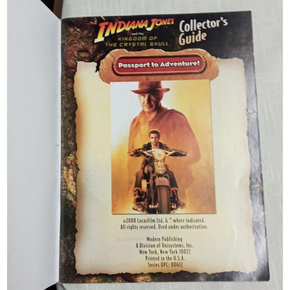 Indiana Jones & The Kingdom of the Crystal Skull Collector's Guide Book & Poster - Picture 4 of 10
